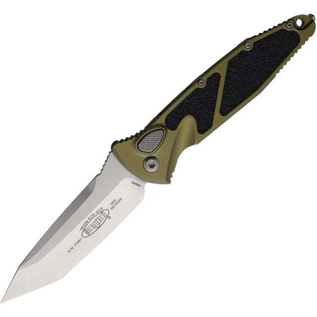 Microtech 161A-10OD Socom Elite 3.98 In T/E-A Stonewash OD Green - MICROTECH for sale at Iron and Lace
