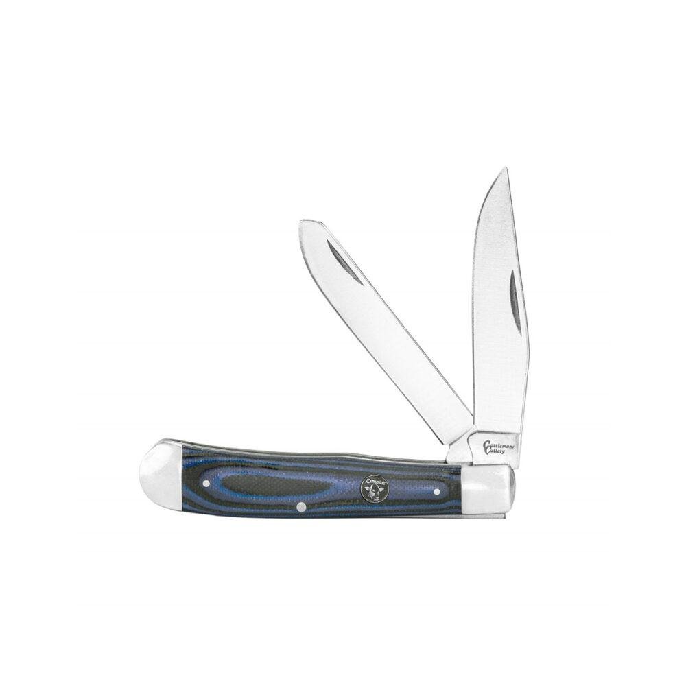 Buy ABKT Cattleman Trapper Cowhand Knife 2 Blades Blue online
