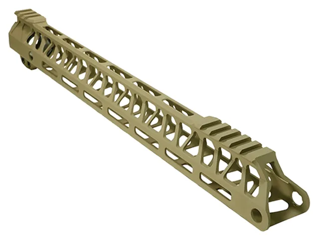 Timber Creek Ultralight Enforcer 15 In Aluminum Handguard FDE - Timber Creek