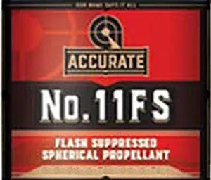 Accurate A118 11FS Pistol Powder 8lbs - Accurate Powder Company for sale at Smoke Wagon Firearms