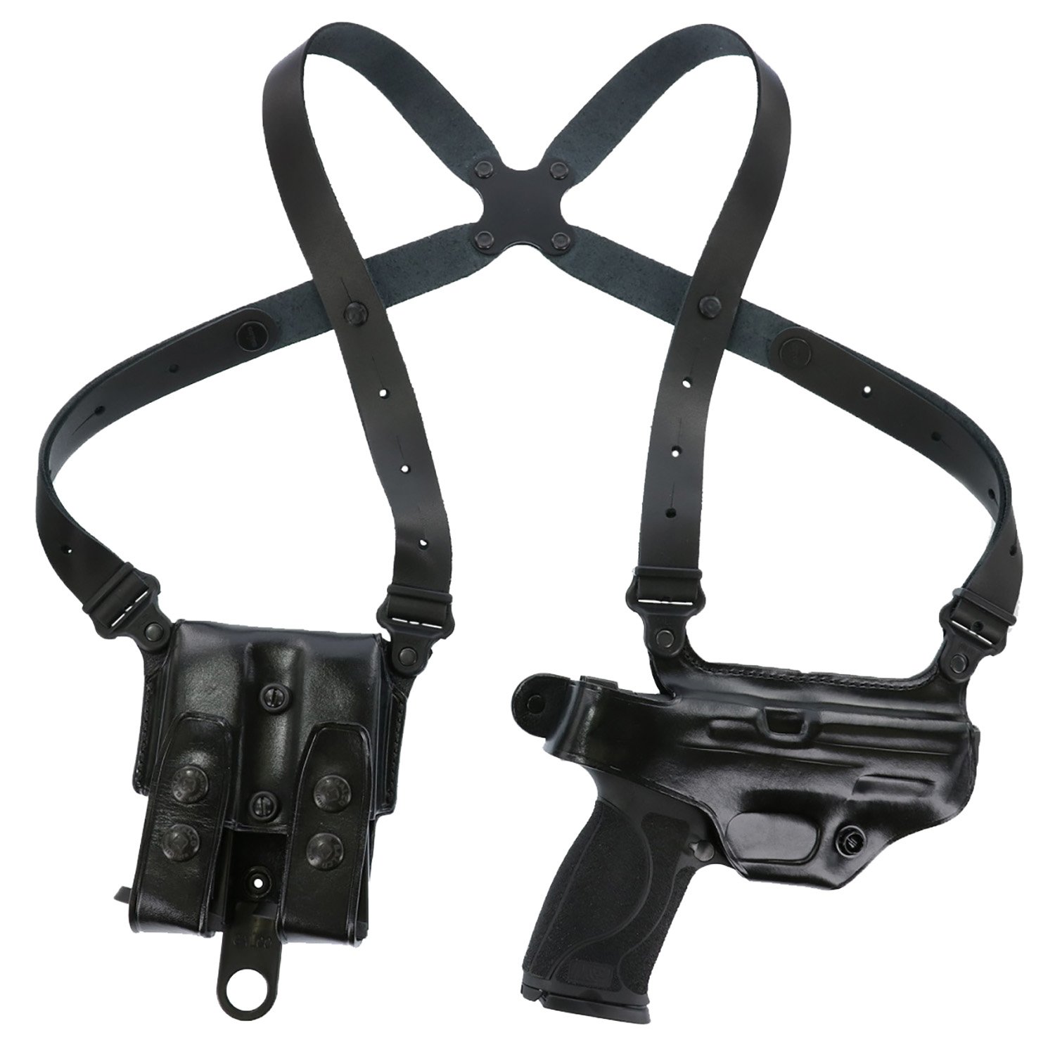 Buy Galco MCII652B Miami Classic II Shoulder Holster Black Leather Right Hand online