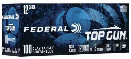 Federal Premium Ammunition Top Gun TG121008 12 Gauge 2.75 In - Federal Premium Ammunition - 12 GAUGE