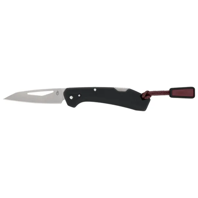 Gerber LST Mini Folding Knife Black Pocket Clip Tanto Blade - Gerber