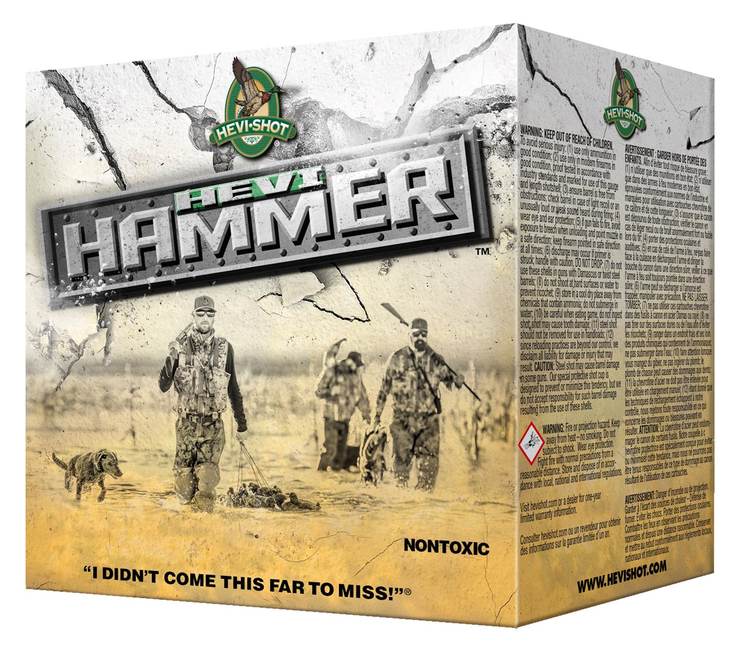 HEVI-Shot HS28302 HEVI-Hammer 12Ga 3.5" 1.5oz #2 25/Box - HEVI Shot - 12 Gauge