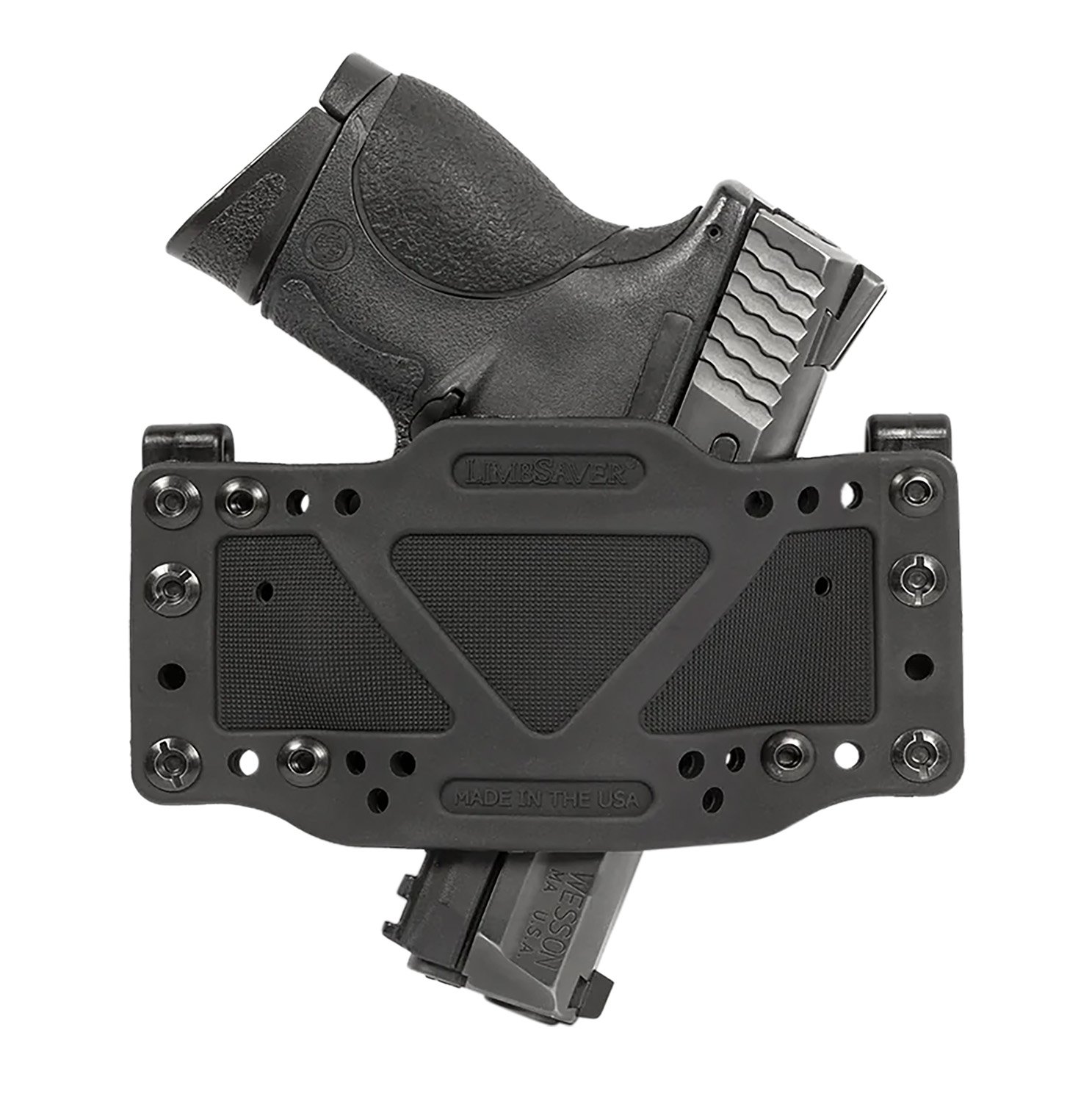 Limbsaver CrossTech 12501 IWB/OWB Holster Ambidextrous Black Polymer - Limbsaver