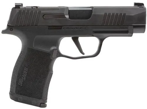 Sig Sauer 365XL9BXR3P15 P365XL Micro-Compact 9mm Luger 15+1 3.70" Black Barrel, Black Nitron Stainless Steel Optic Ready/Serrated Slide, Black Stainless Steel Frame w/Accessory Rail, Black X Polymer - SIG - 9mm Luger
