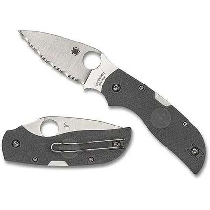 Spyderco C152SGY Chaparral Lightweight Gray XHP Knife - Spyderco for sale at Bang-Bang Tactical