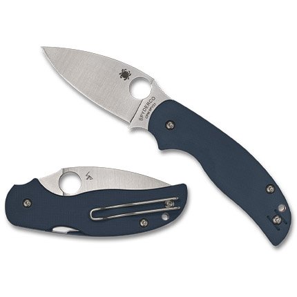 Buy Spyderco C123GPCBL Sage 5 Cobalt Blue CPM SPY27 Steel G10 Handle online
