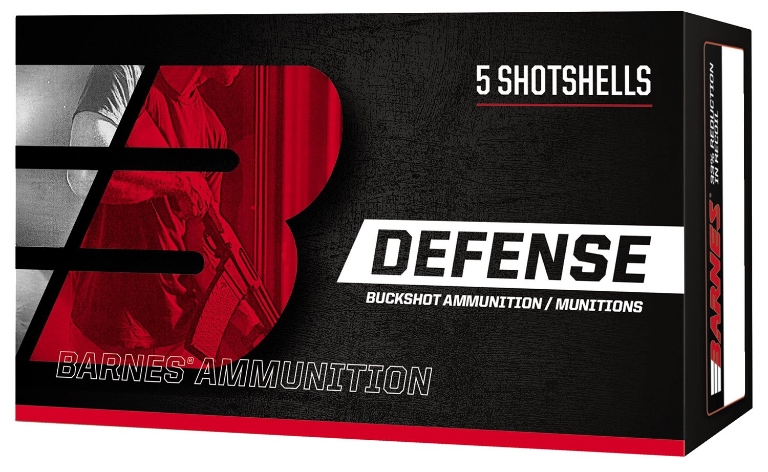 Barnes Bullets 32012 Defense 12 Gauge 2.75 in 21 Pellets 4 Buck Shot - Browning - 12 Gauge