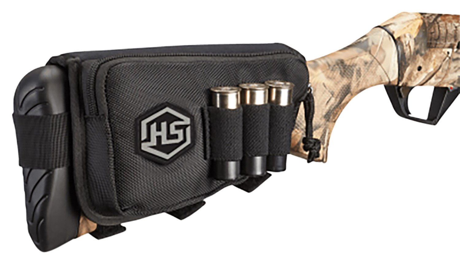 Buy Hunters Specialties 01621 Buttstock Shell Holder Black Polyester 3 Rounds online