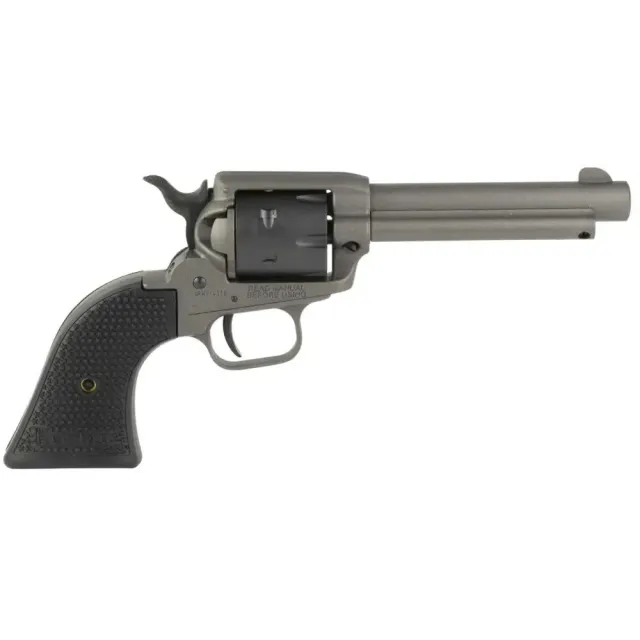 Heritage Rough Rider RR22C4 22 LR 4.75 in Tungsten Cerakote 6 Shot SAO - Heritage - 22 LR