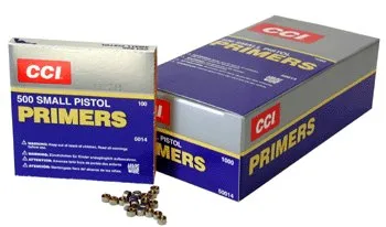 CCI PRIMERS 500 SMALL PISTOL 5000 PACK - CCI for sale at Bang-Bang Tactical