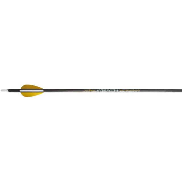 Trophy Ridge AA340 Wrath Arrows 340 Spine 30" Carbon 6-Pack - Trophy Ridge