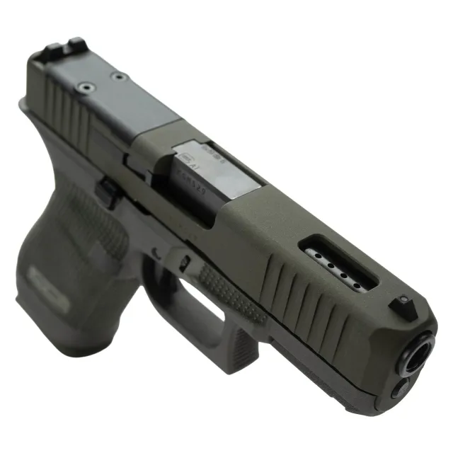 Glock G19 Gen 6 9mm 4.02 In 15-Rounds Ported Green Cerakote 3 Mags - Glock - 9mm