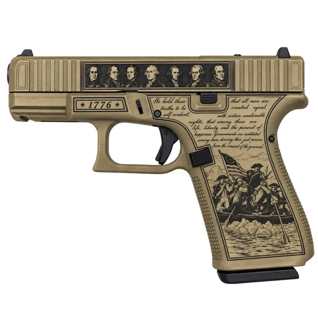 Glock V-Series Model 19 Spirit of '76 Handgun 9mm Luger 15rd Magazines (3) 4 Barrel USA Optic Ready