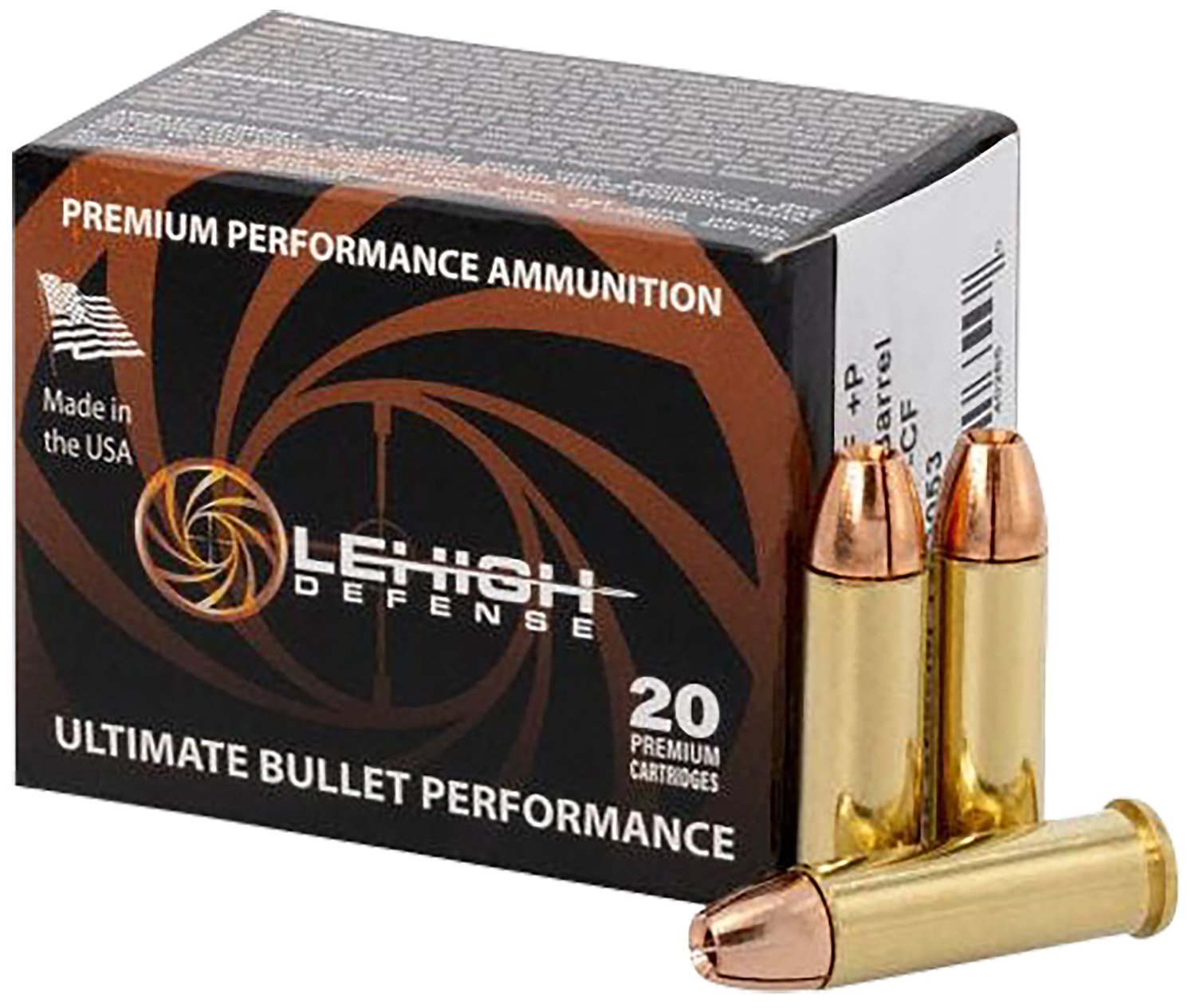 Wilson Combat LA38SP125CF 38 Special+P 125gr Controlled Fracturing Ammo - Lehigh Defense - .38 SPECIAL