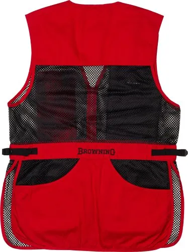 Browning Trapper Creek Vest 2XL Black Red Trim Mesh Right Hand - Browning