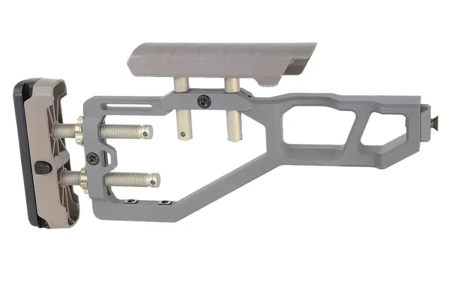Q LLC ACCFIXSTOCKGRAY Gray Stock Assembly Fits AR-Platform