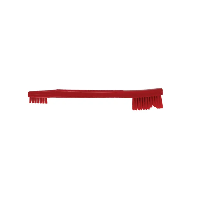 KleenBore UT221RED Double End Brush Utility Brush Red Nylon - Kleen Bore