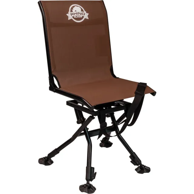Rhino RC-009 Swivel Chair Black Texteline 360° Silent Swivel Steel Frame - Rhino Blind