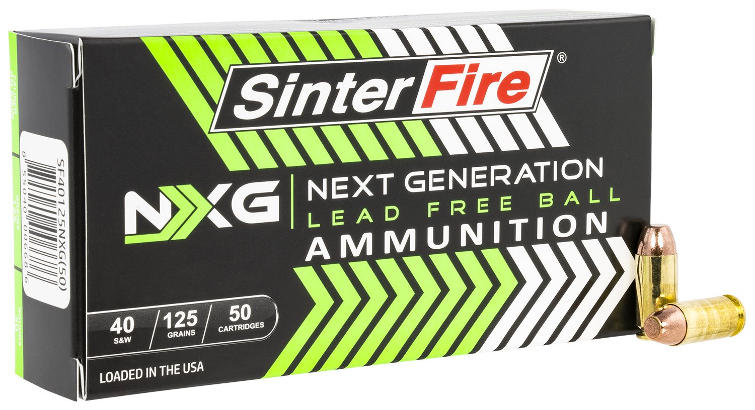 SinterFire SF40125NXG 40 S&W 125gr Lead-Free Ammo 50 Rounds - SinterFire - 40 Smith & Wesson (S&W)