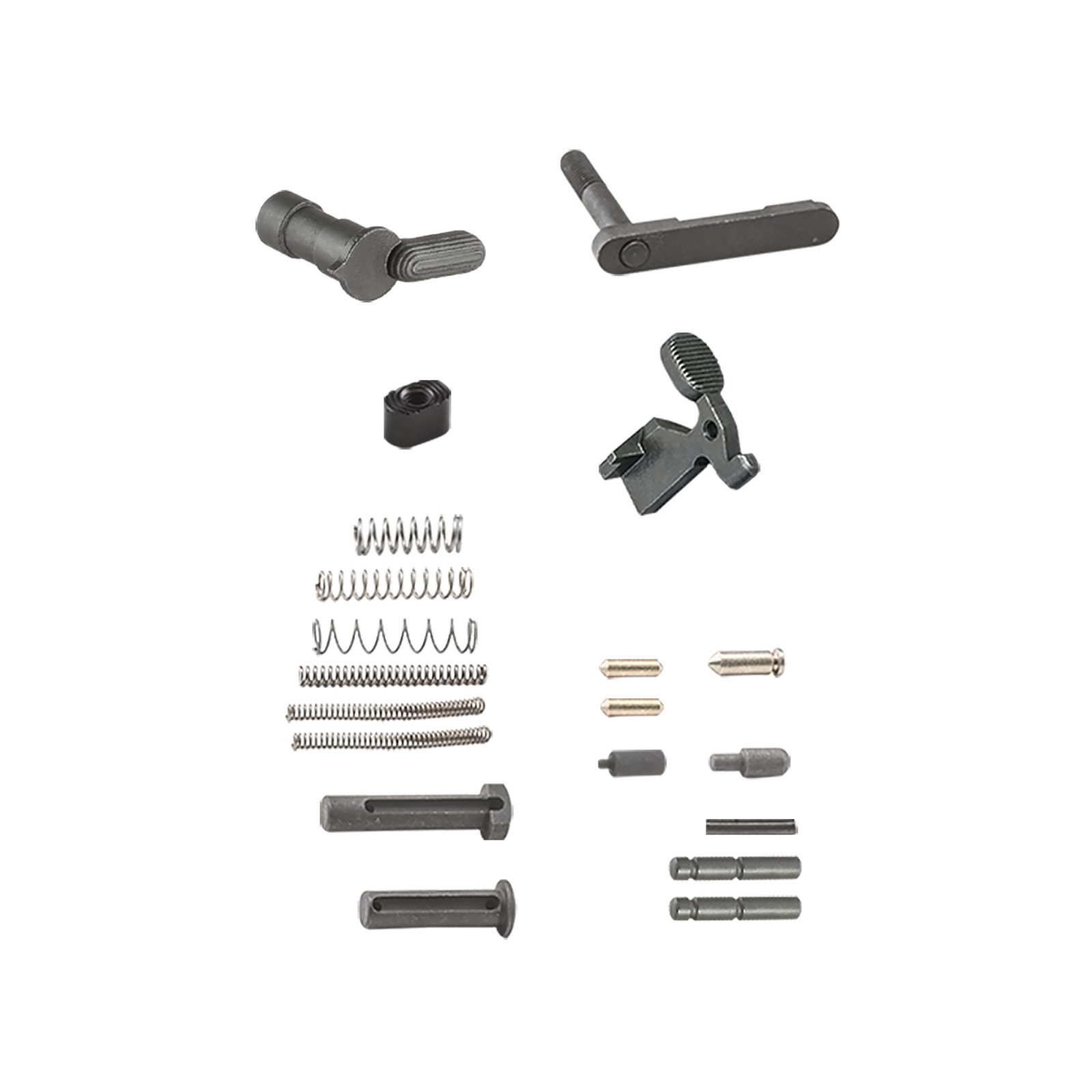 Buy Luth-AR LRPK-BLDR AR-15 Lower Receiver Parts Kit Matte Black Finish online