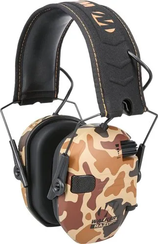 Walker's GWP-RSEM-DCMO Razor Slim Electronic Muff NRR 23dB Duck Camo - Walker's