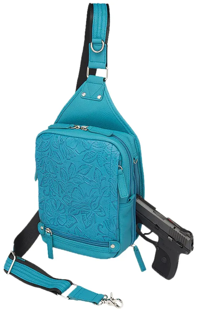 GTM GTM-110/TBLUE MINI SLING COWHIDE TURQ - GTM