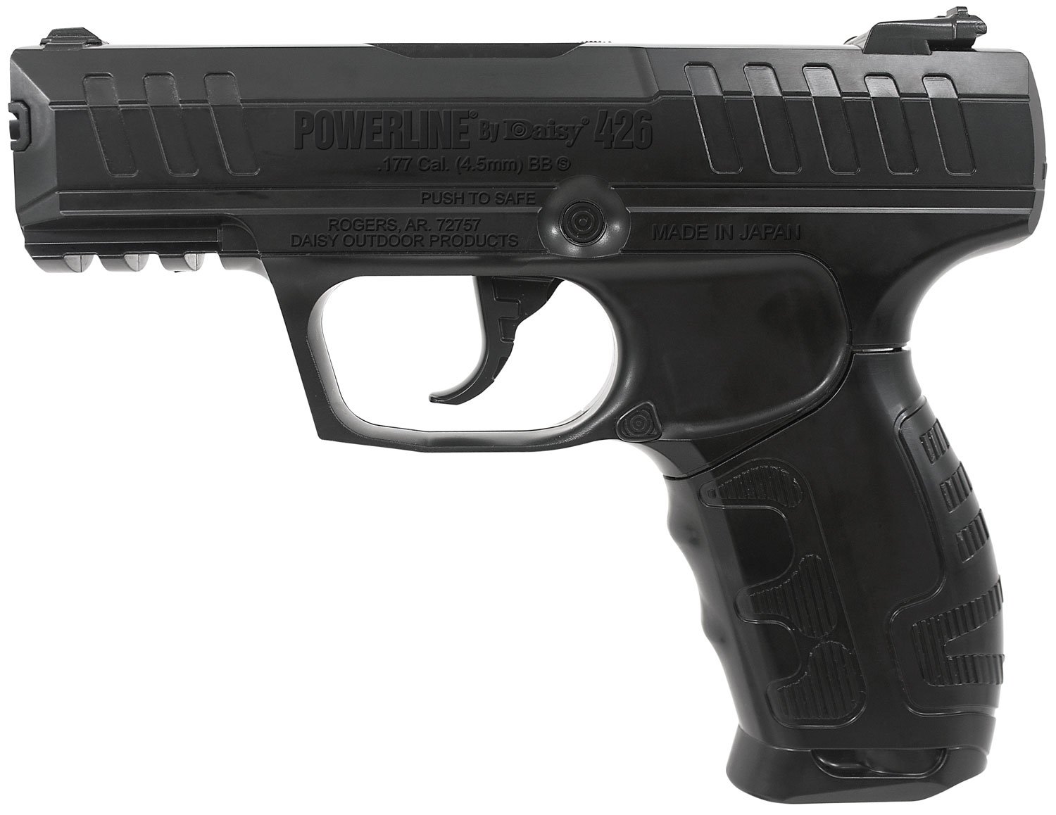 Daisy Powerline 426 .177 BB 6.76 In 15 Round CO2 Black Polymer Grips - Daisy Manufacturing Co., Inc. - 177 BB