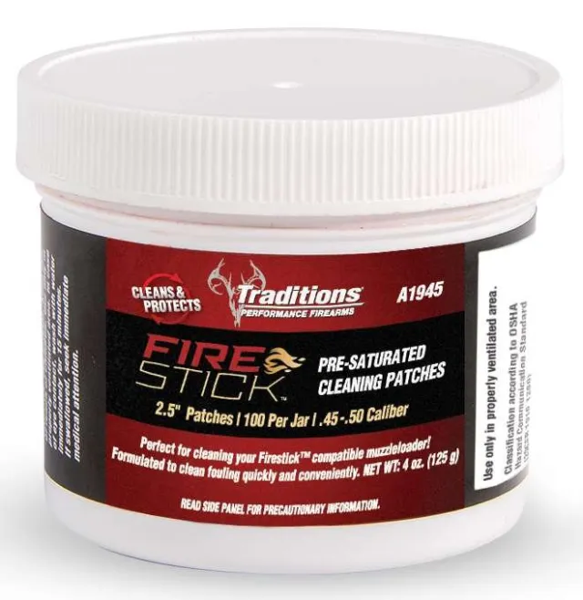 Buy Traditions Firestick A1945 Pre-Saturated Cleaning Patches Nitrofire online