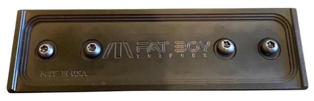 FatBoy KMOD5 KeyMod Arca Plate, 5" x 1.5", 3/32" Catch Stop - FatBoy Tripods