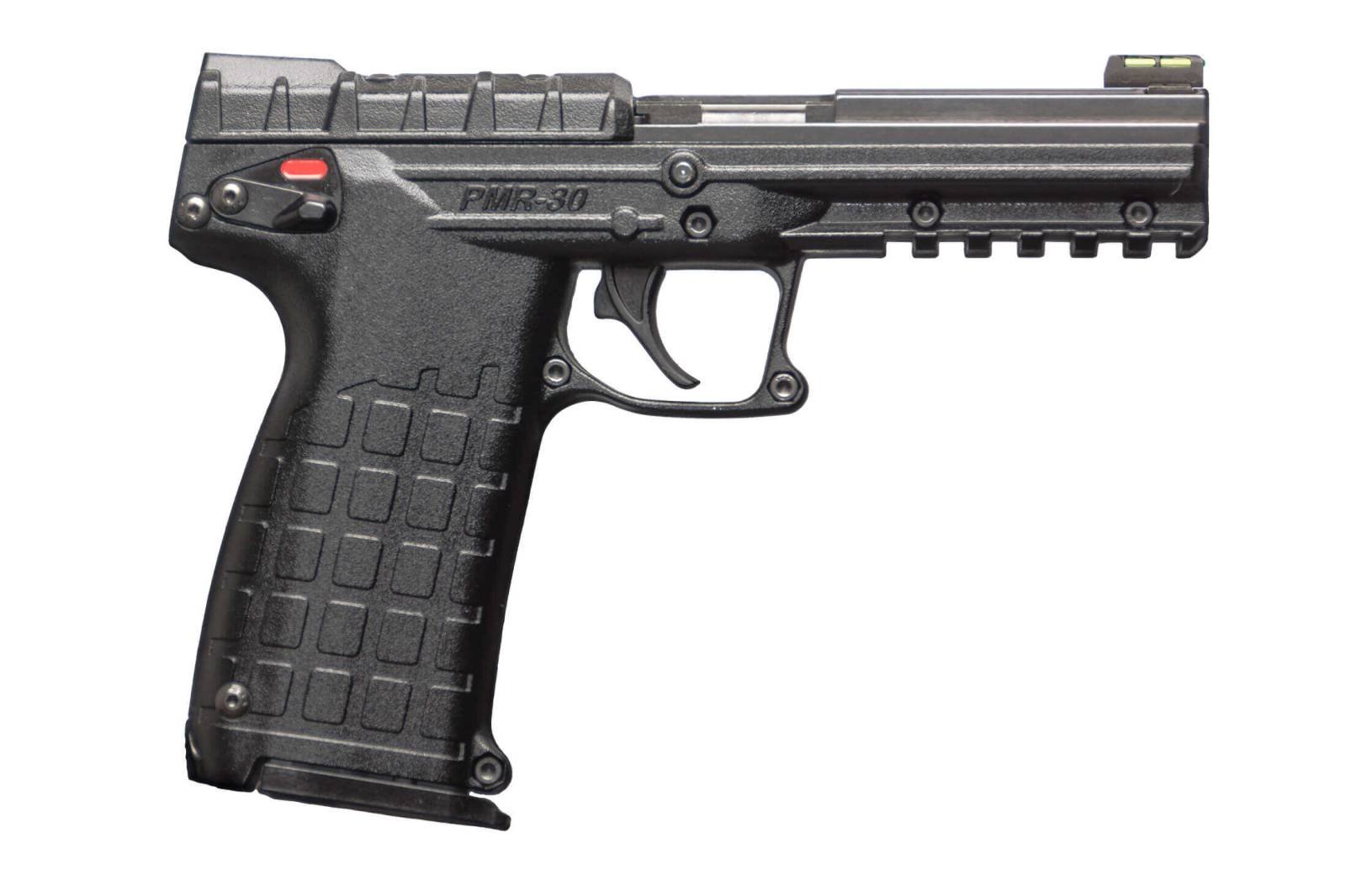 Kel-Tec PMR30BBLK High-Capacity .22 Magnum Semi-Auto Pistol: Lightweight, Compact, 4.3-Inch Fluted Steel Barrel, 30+1 Rounds, Picatinny Rail, Black Polymer Grip - Kel-Tec - 22 Magnum