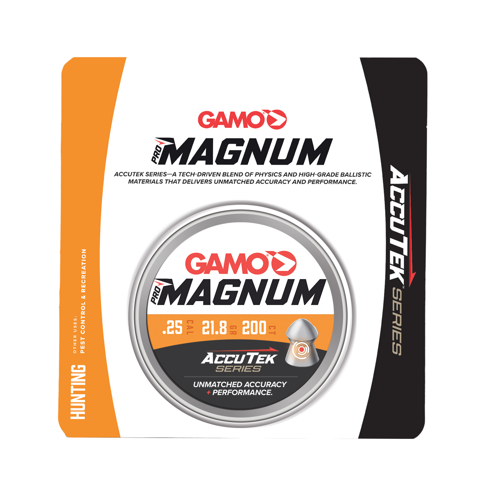 Buy Gamo USA Accutek Pro Magnum 25 Cal 200 Per Tin online
