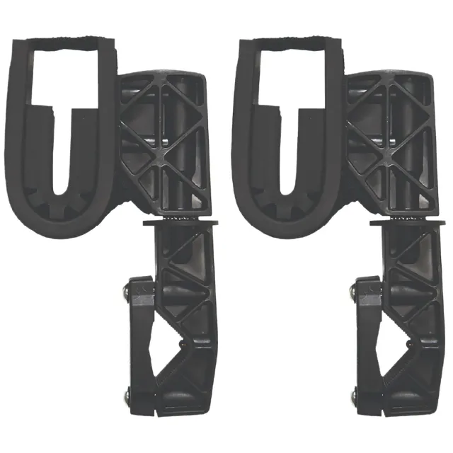 Rugged Gear 10100 Single Hook Gun Mount Black Nylon 2 Pack for ATV - Rugged Suppressors