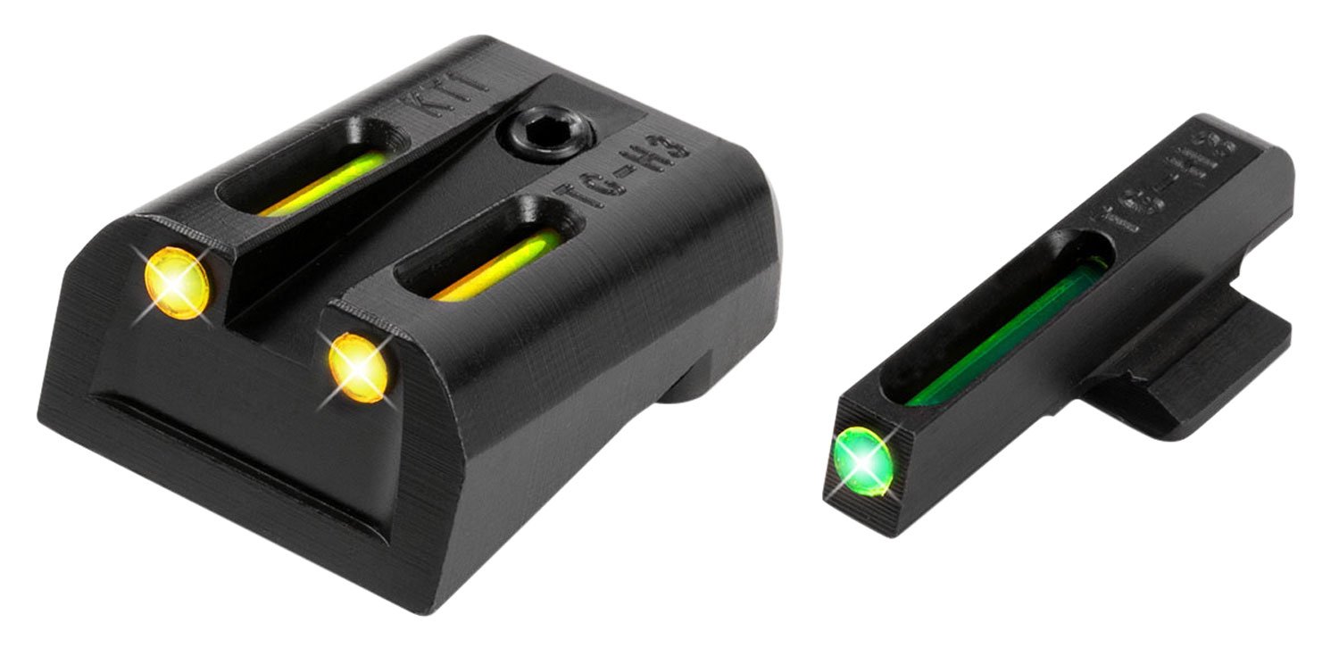 TruGlo TG131KTY TFO Tritium/Fiber Optic Night Sight for Kimber 1911 - TRU Ball