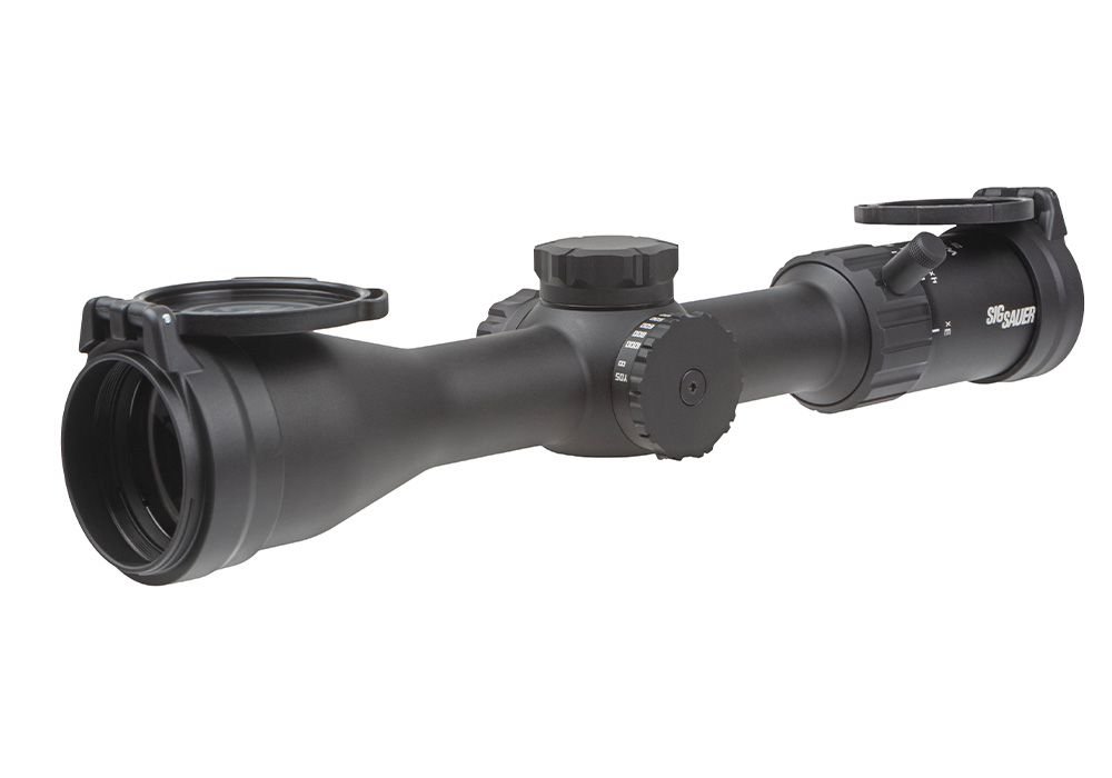 Sig Sauer Whiskey 4 SOW43004 3-12x44mm 30mm SFP Matte Black Scope - Sig Sauer - 44MM
