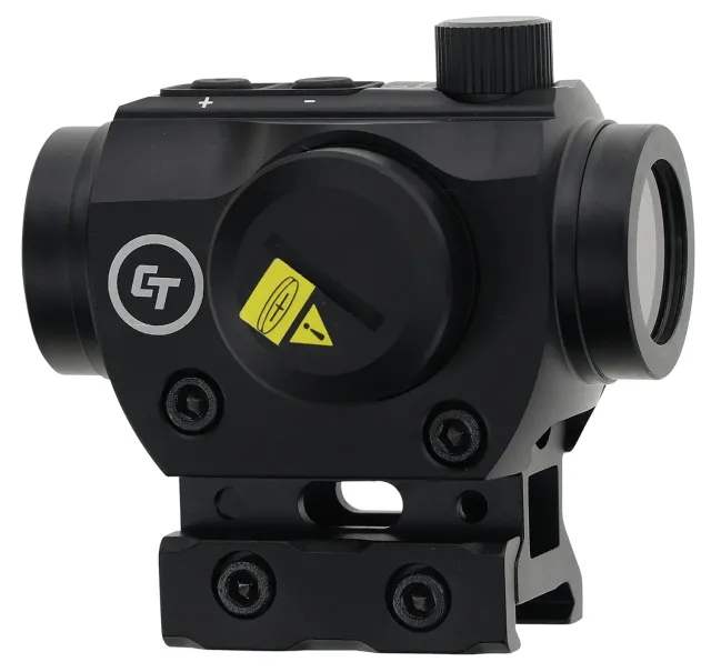 Crimson Trace 1244743 CTS-25 Black 4 MOA Red Dot Reticle, Includes Riser - Crimson Trace