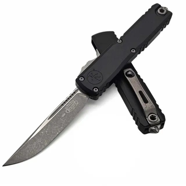 Microtech Ultratech G3 ZBP 3.55 In SE/STD/APOC BLK ALU HNDL - MICROTECH