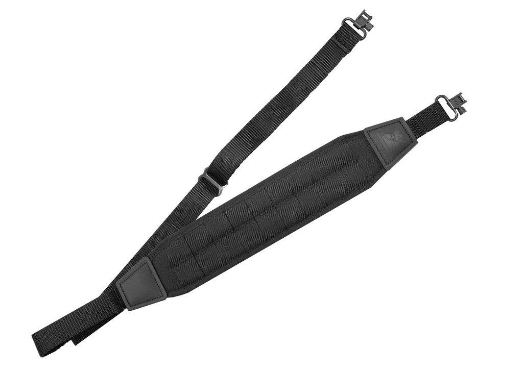 GrovTec GTSL119 MOLLE Padded Sling with Locking Swivels Black - Grovtec