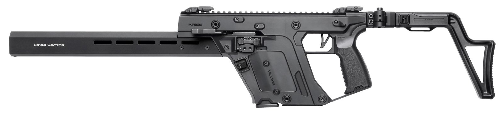 Kriss USA KV45-3CBL01 Vector CRB G3 45 ACP 16" 10+1 Matte Black Rifle - Kriss USA - 45 ACP