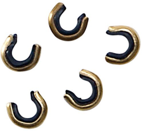Allen Brass Nock Set 5pk - Peeps/Kissers/String Loop - 0.50x1.80x3.05 - Allen Company