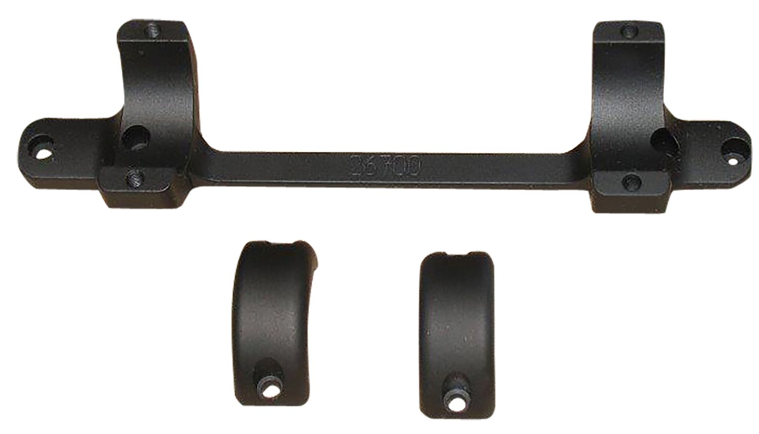 DNZ Products 26700 Remington 700 30mm Low Matte Scope Mount Black - DNZ Products