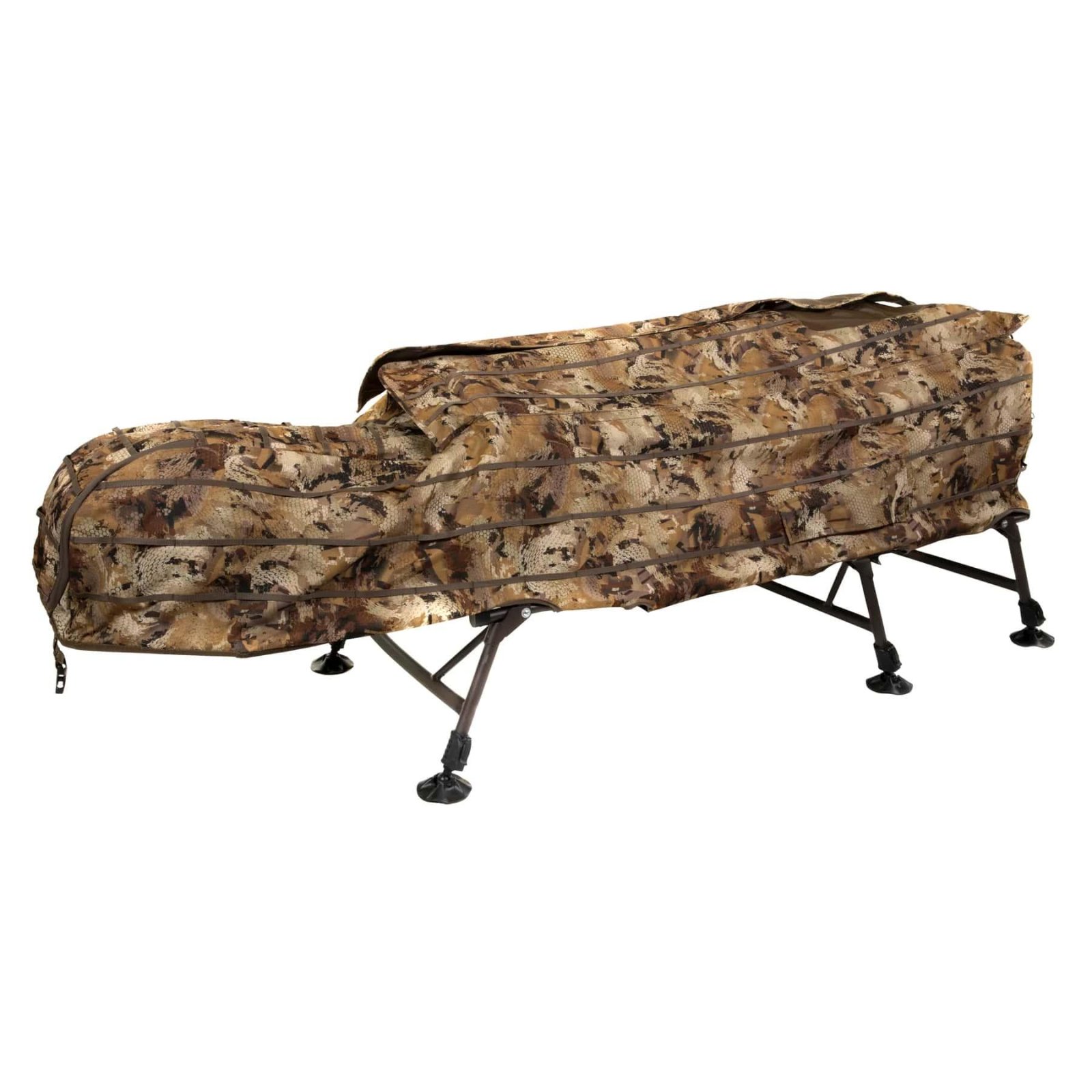 MOmarsh 31538 ATX Invisi-Lay Blind Optifade Marsh Camo, Adjustable Legs - Higdon Outdoors