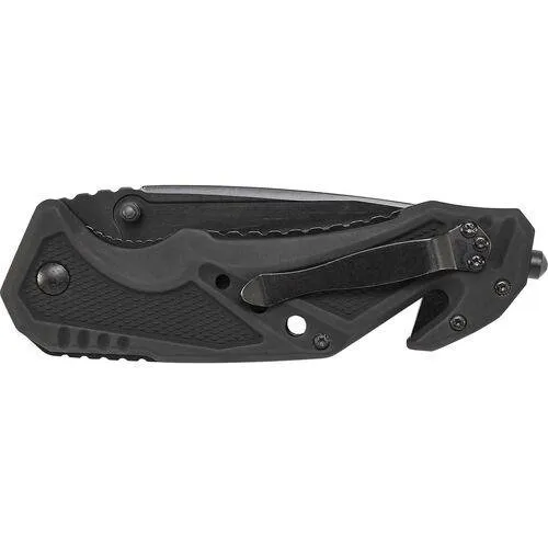 Smith & Wesson M&P SWMP11B Tanto Folder Rescue Lock 3 7/8 Blade Black - Smith & Wesson