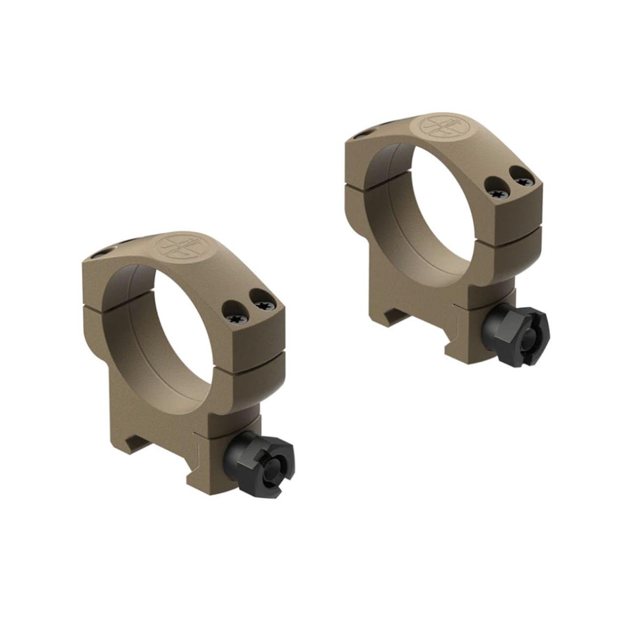Leupold 185237 Mark 4 35mm High Aluminum Rings FDE - Leupold & Stevens - 35MM