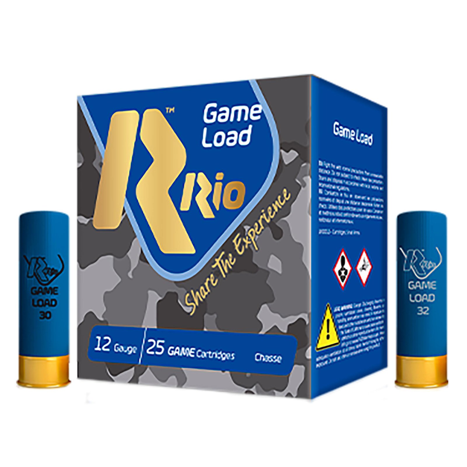 Rio Top Game Magnum Lead Load Shotshells 12ga 3 1-3/4oz 1250 fps #5 25/ct - Rio Outdoors Corp