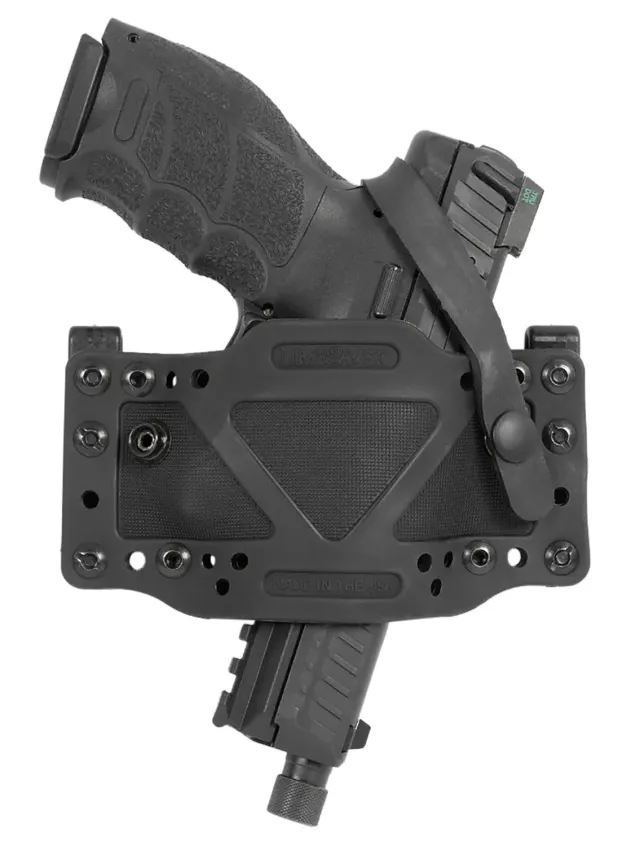 Limbsaver 12504 CrossTech IWB/OWB Black Polymer Holster Ambidextrous - Limbsaver