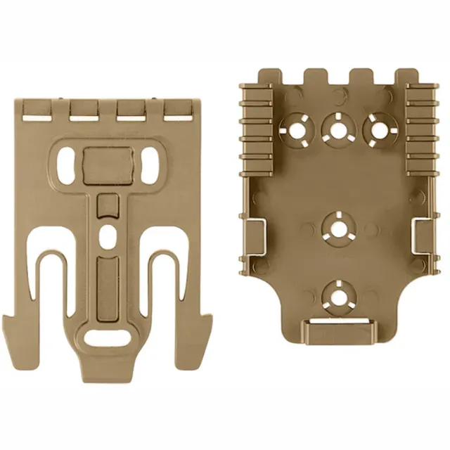 Safariland Quick2 Locking System Kit Fork & Receiver Flat Dark Earth Brown - Safariland
