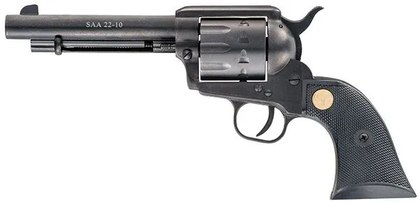 Chiappa 340.250 1873 SAA .22 LR Revolver 4.75" Barrel 6Rd Blued Finish - Chiappa - 22 LR