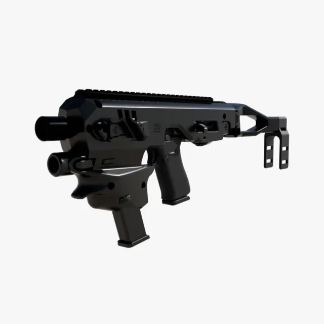 CAA MCK43/48GEN2 Micro Conversion Kit Gen 2 Glock 43 with Brace Black